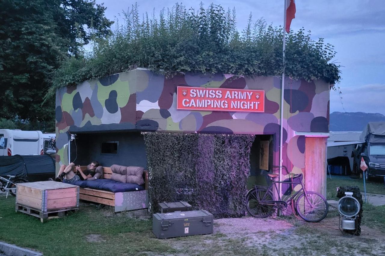 Swiss Army Camping Night / Militaerbunker St. Margrethen Екстер'єр фото